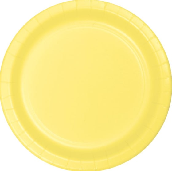 Pastel Yellow Dinner Plates (10 pack) The Party Edit
