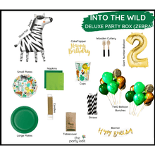 Load image into Gallery viewer, Into the Wild Party Box (ZEBRA) - DELUXE BOX
