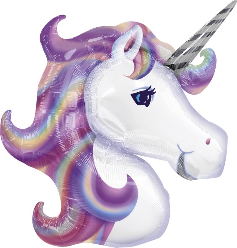 Giant Pastel Unicorn Foil Balloon