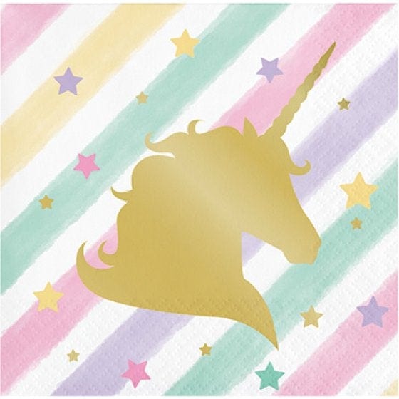 Unicorn Sparkle Cocktail Napkins (16 pack)
