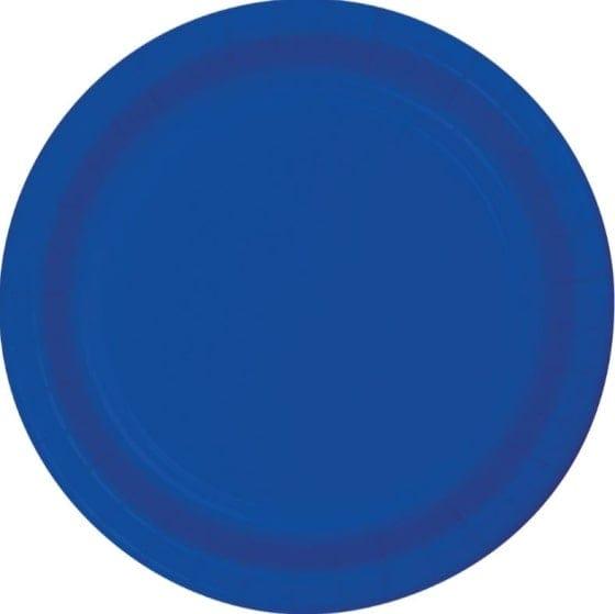 Cobalt Blue Large Plates (24 pack) - The Party Edit