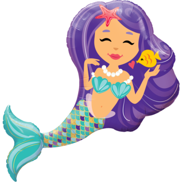 Giant Enchanting Mermaid Foil Balloon