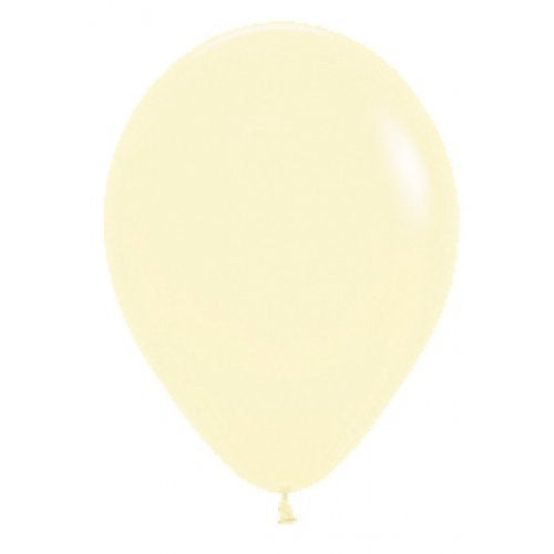 Pastel Yellow Balloon - Mini 12cm