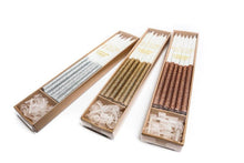 Load image into Gallery viewer, Rose Gold Glitter Dipped Candles (12 pack)
