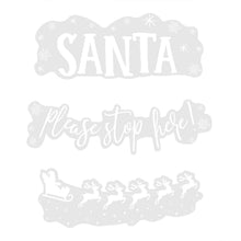 Load image into Gallery viewer, Santa Stop Here Window Sticker
