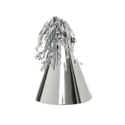 Silver Foil Party Hats (10 pack)