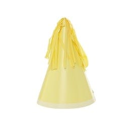 Pastel Yellow Party Hats (10 pack)