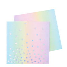 Load image into Gallery viewer, Pastel &amp; Iridescent Napkins (20 pack)
