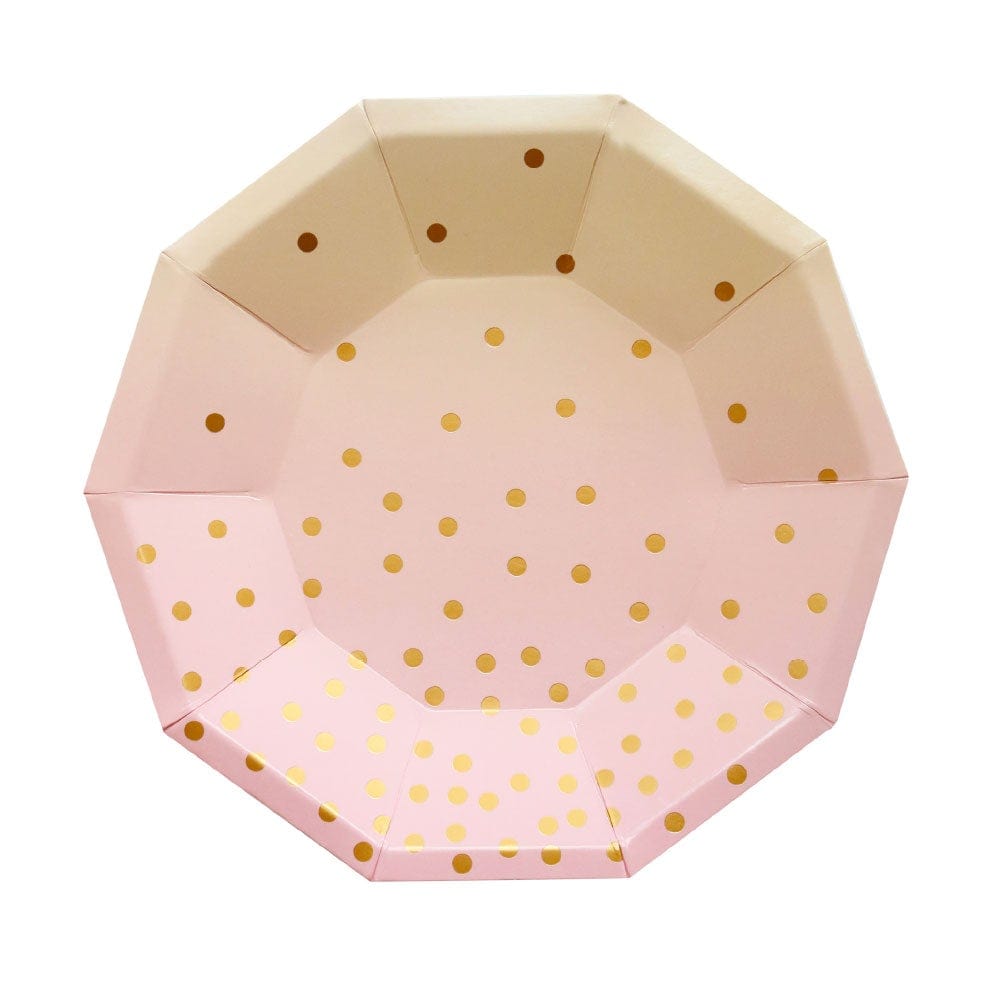 Pink & Peach Dessert Plate (10 pack)