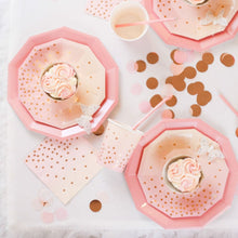 Load image into Gallery viewer, Pink &amp; Peach Dessert Plate (10 pack)

