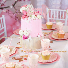 Load image into Gallery viewer, Pink &amp; Peach Dessert Plate (10 pack)

